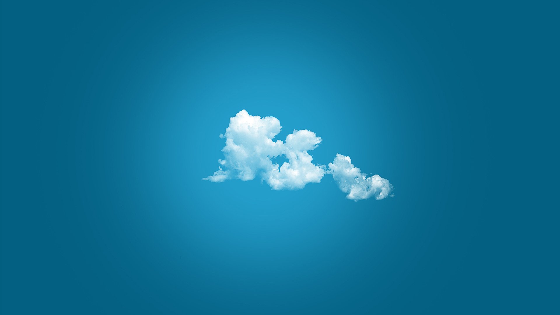 clouds simple background minimalism