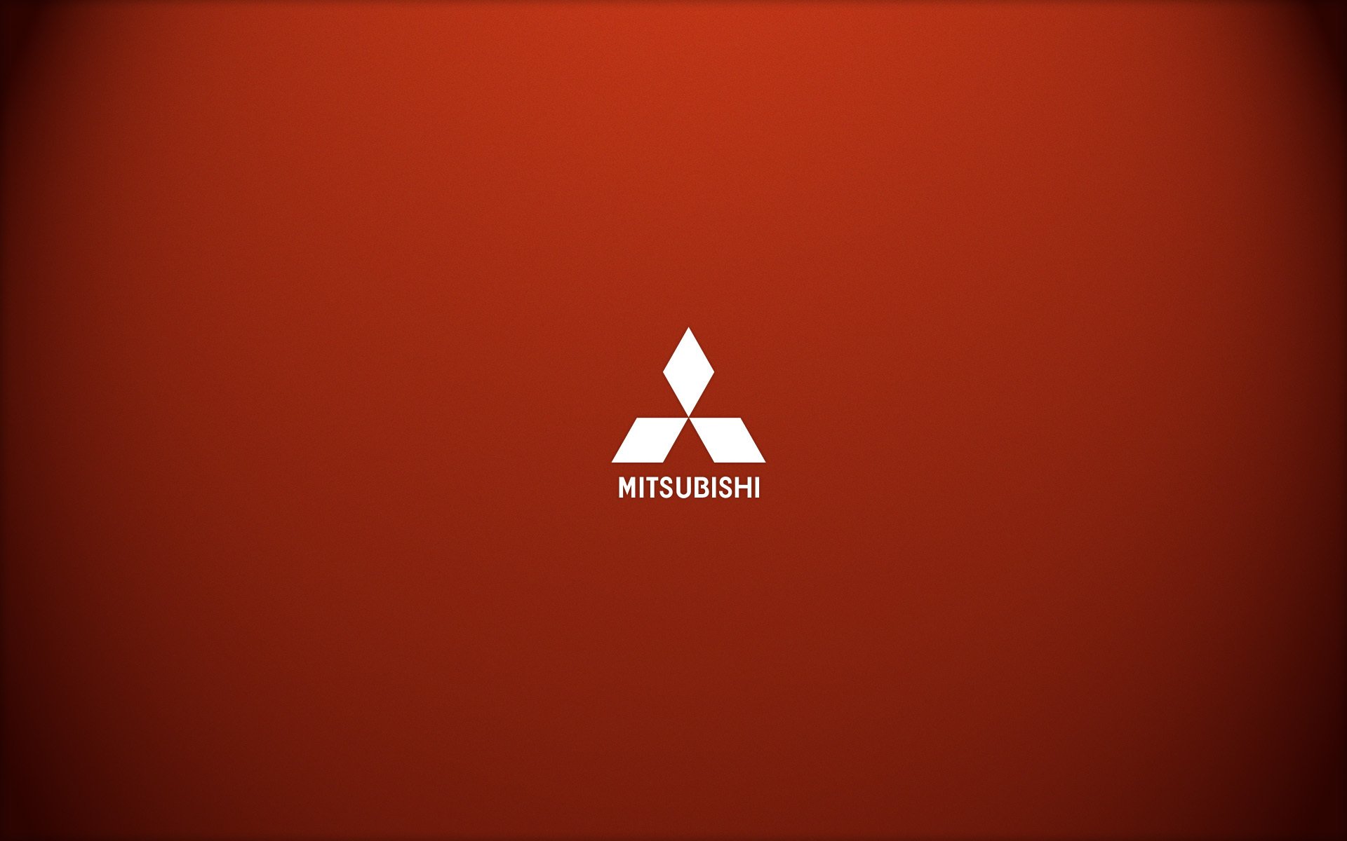 mitsubishi logotipo logotipo rojo minimalismo marca de automóviles marca