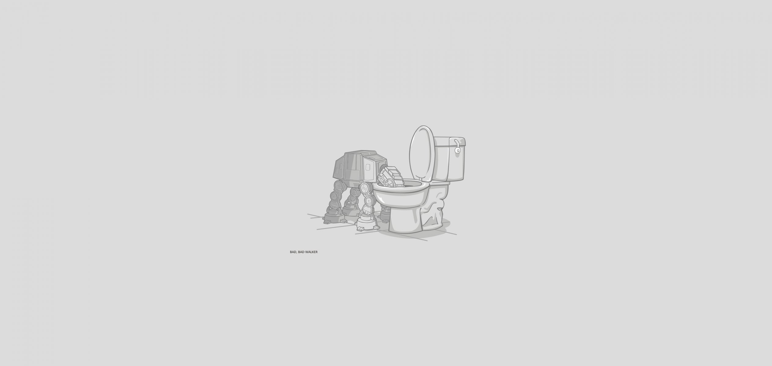 star wars star wars roboter at-at toilette toilette minimalismus