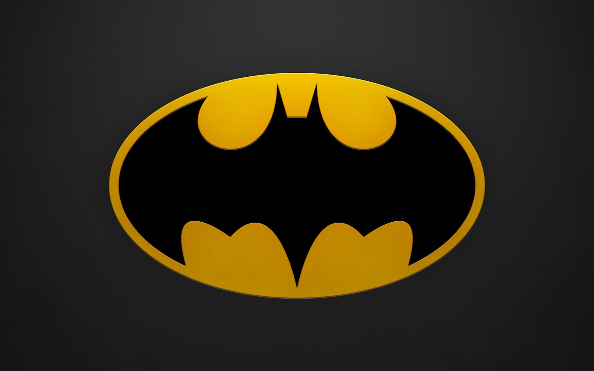 batman signe héros chauve-souris minimalisme 2560x1600