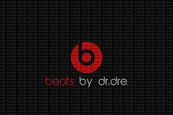 Logo beats audio su sfondo nero con texture