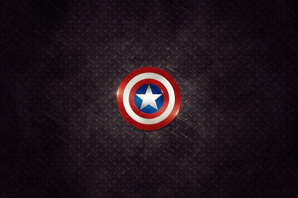 Bouclier de Captain America minimalisme