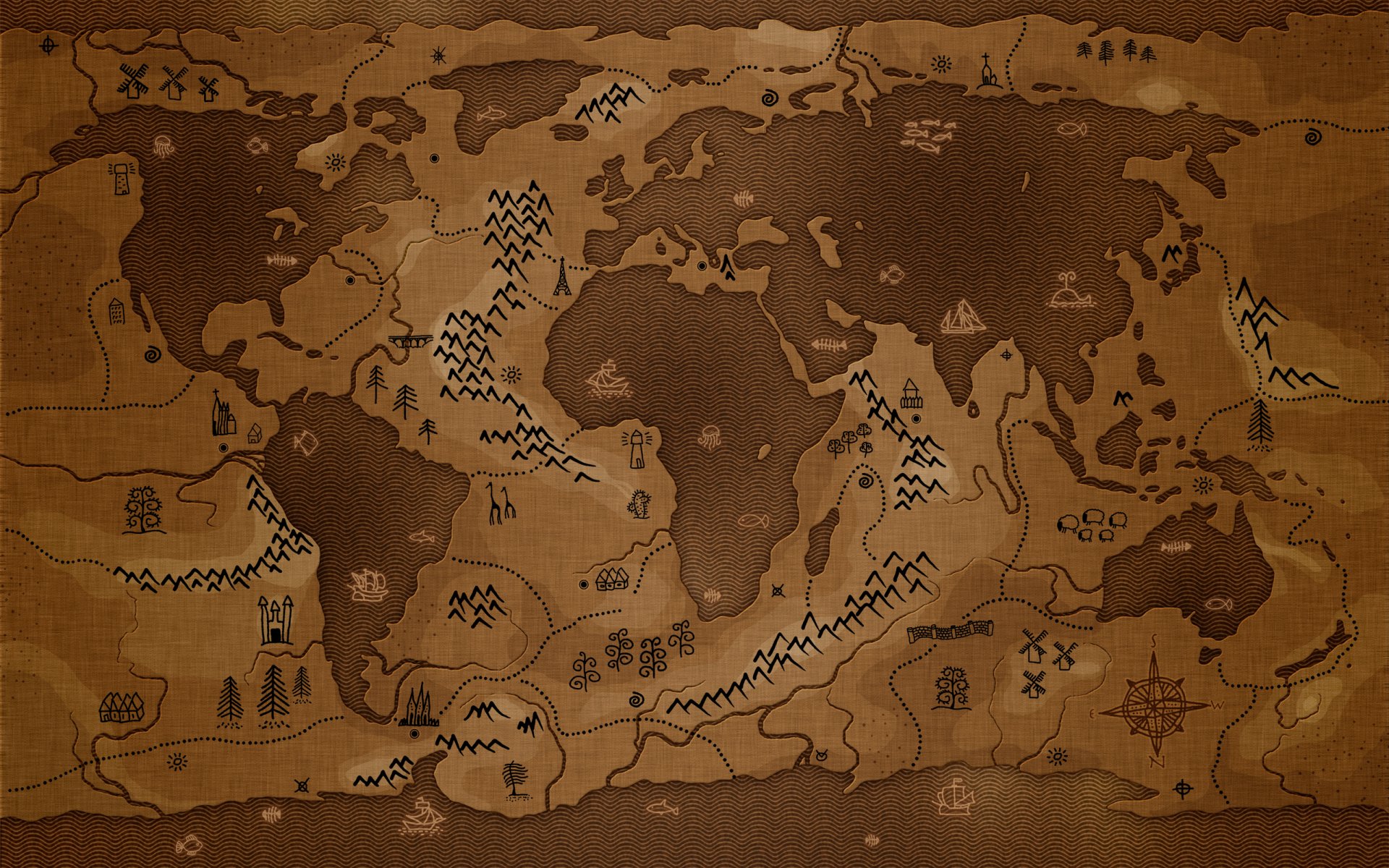 mapa mundo tierra