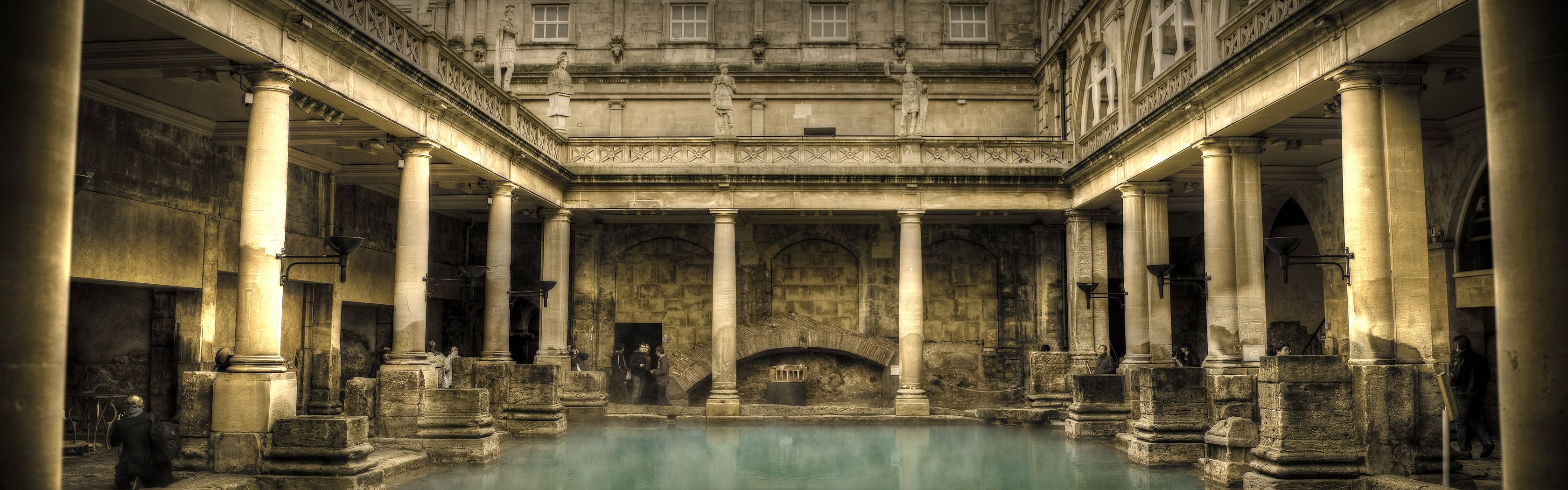 architecture roman baths column