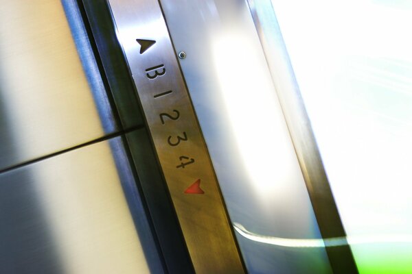 Bella foto dell ascensore sulla macchina fotografica professionale