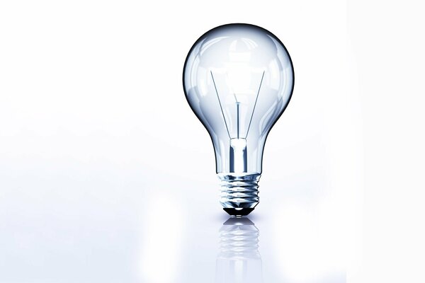 Vector image of an incandescent lamp