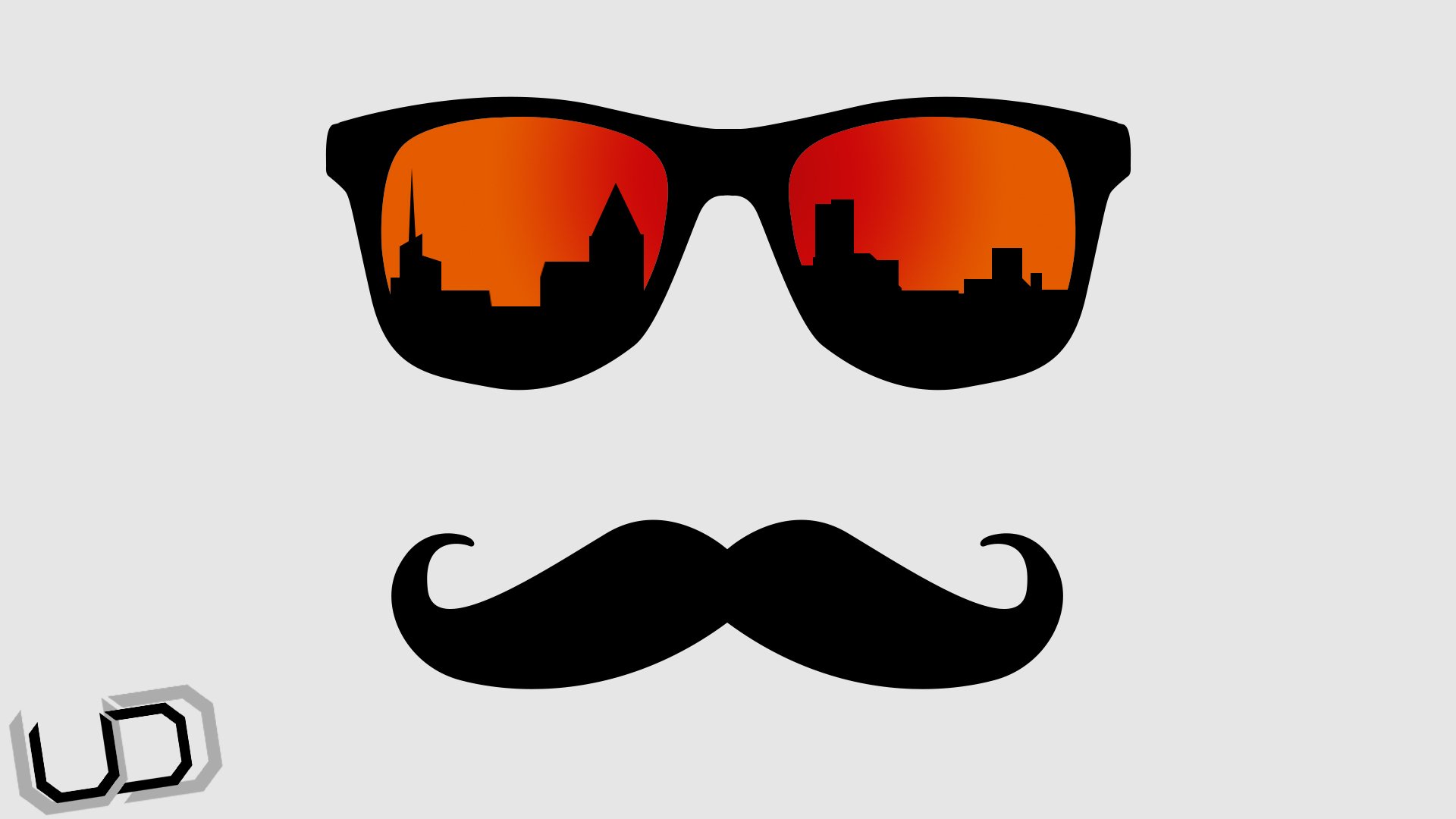 lunettes moustache j aime la ville de new york