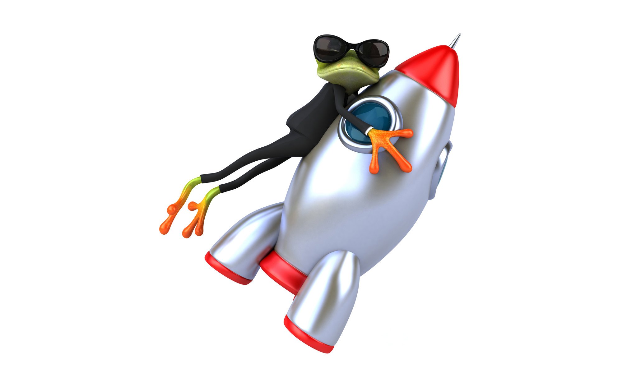 frosch 3d rakete brille