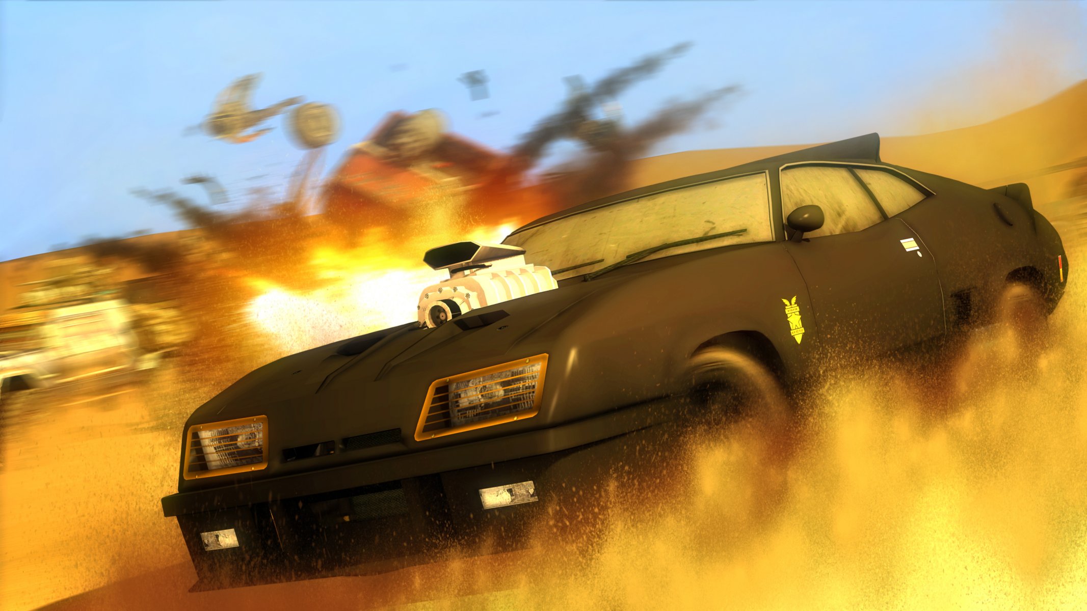 v8 interceptor mad max vehicles ford falcon desert chase