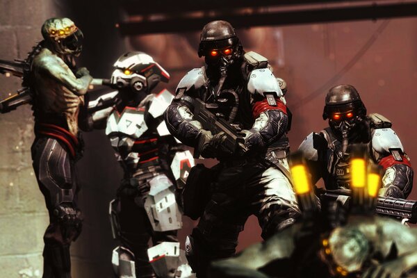 Killzone : shadow fall. Les soldats de la résistance