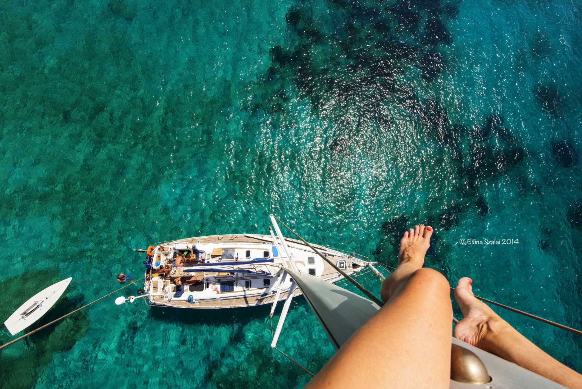 yacht meer höhe foto sommer