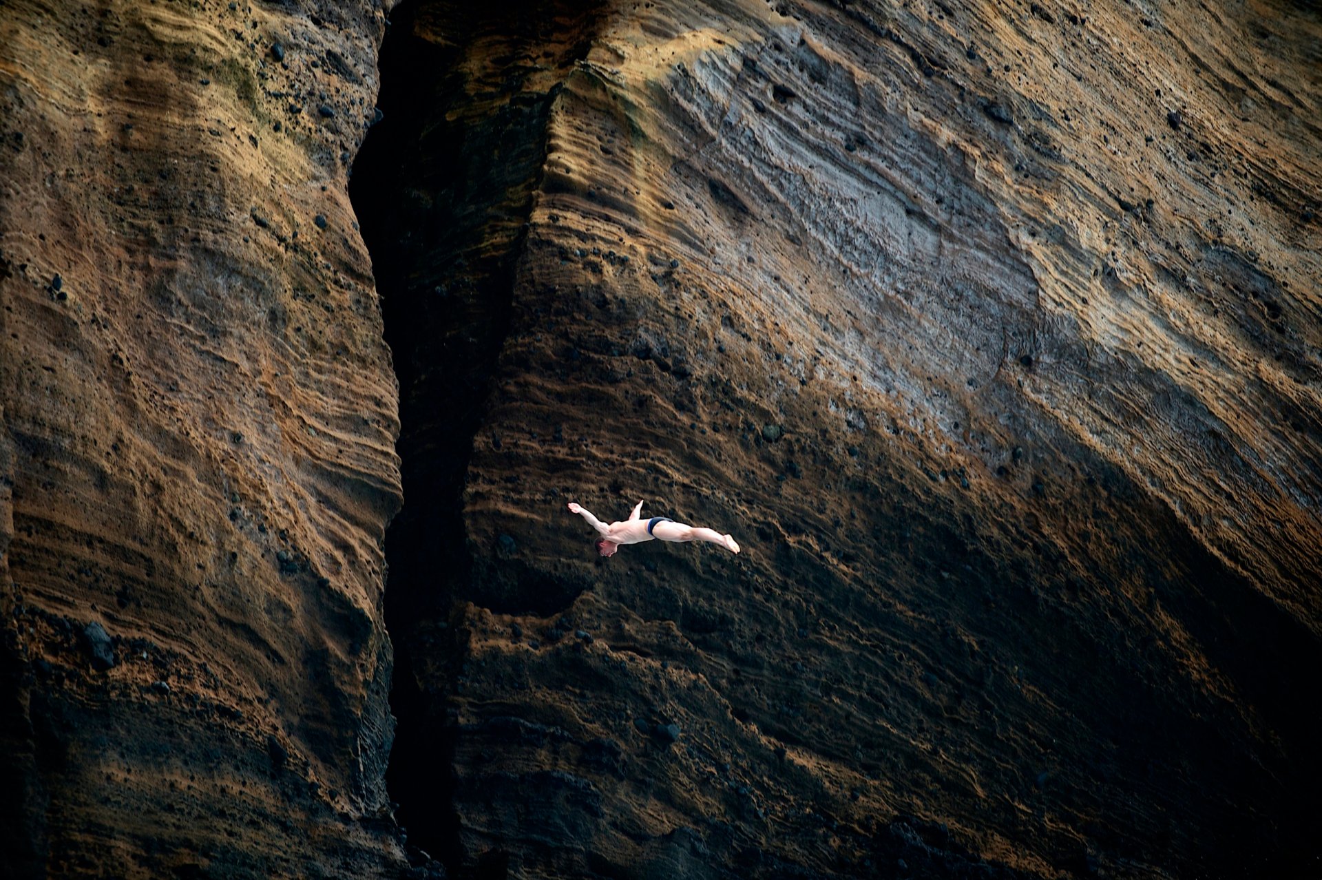 le rocher l homme le saut