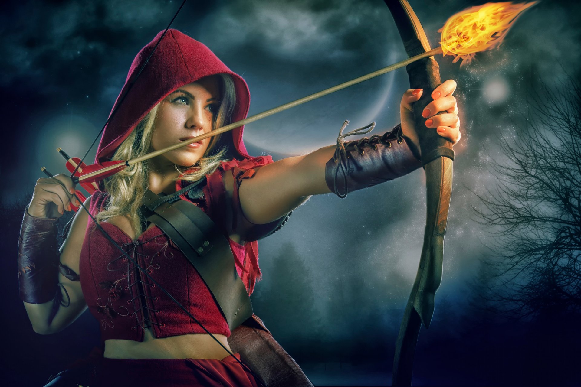 red riding hood torment arrow fire theresa louise