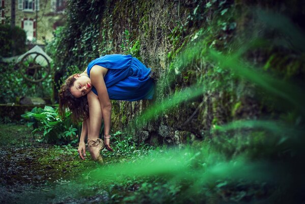 Bailarina de vacaciones para mí tan cómodo