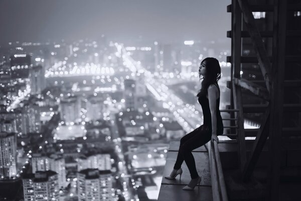 Height, city, beautiful woman