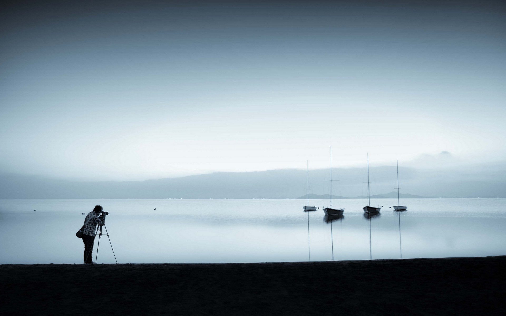 lago barcos fotógrafo