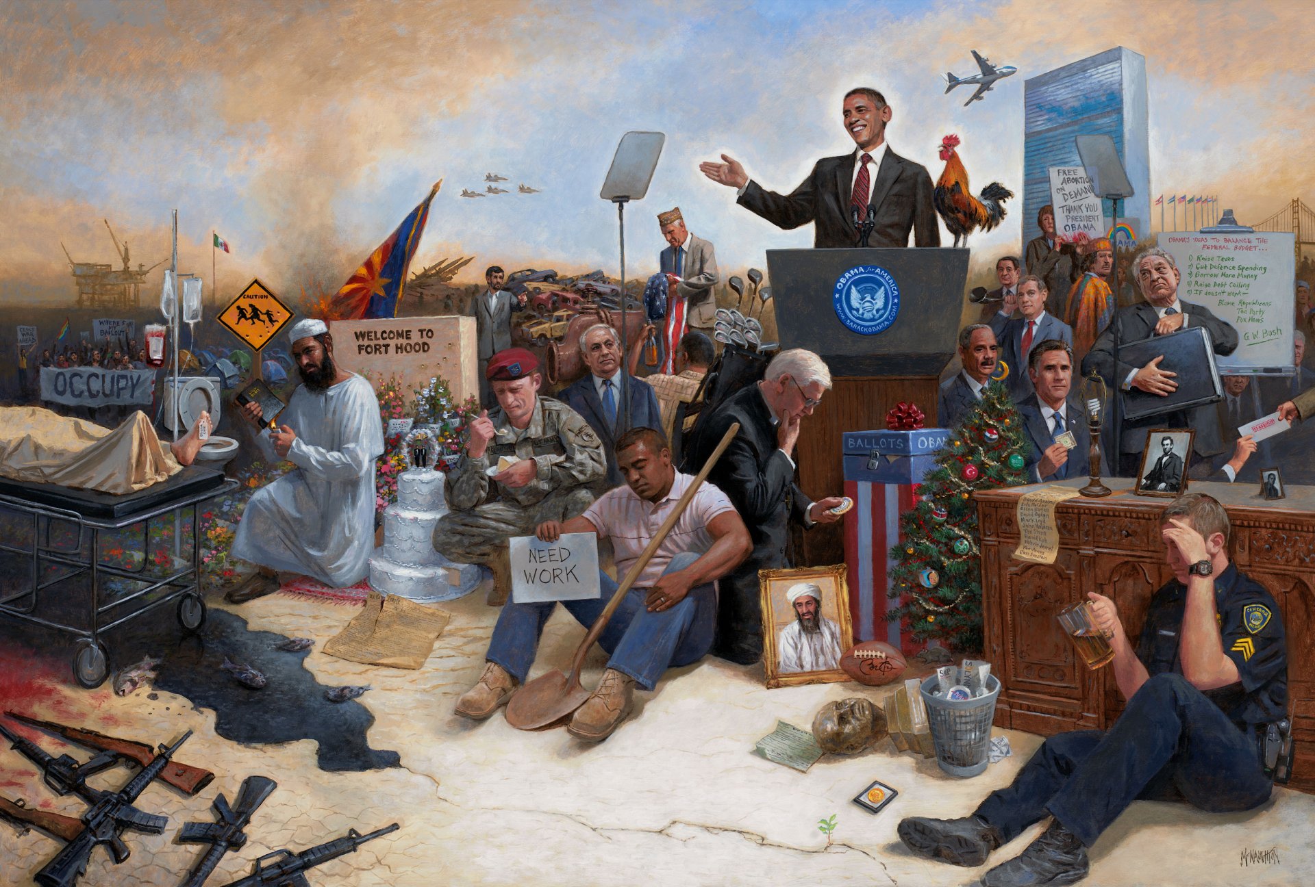 obamanation barack obama estados unidos américa gente guerra john mcnaughton