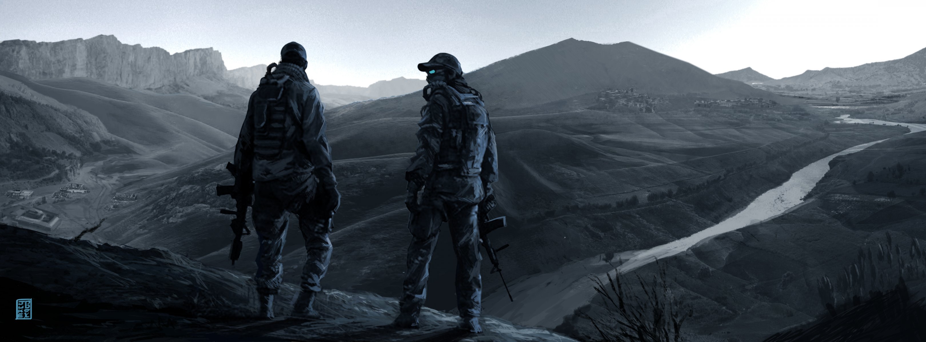 ghost recon soldados operación guerra páramo montañas