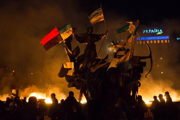 Es tut den Menschen in der Ukraine leid, die auf dem Maidan gestorben sind