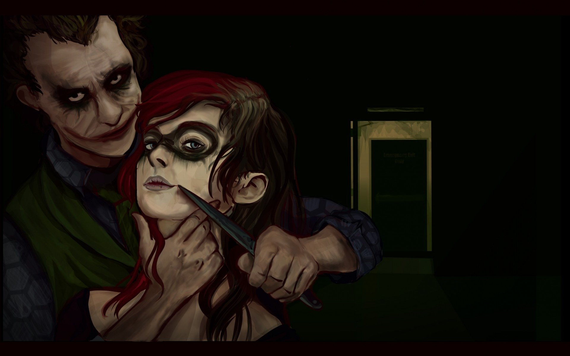 joker harley quinn messer angst