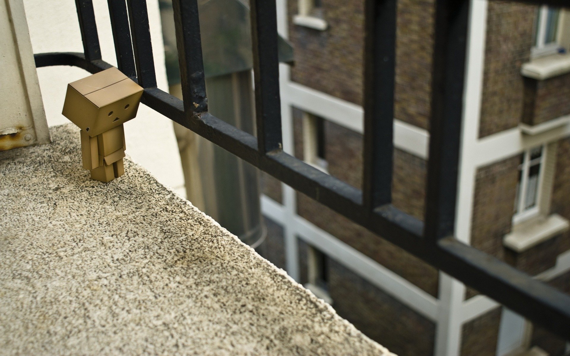 boîte balcon clôture garde-corps la maison les fenêtres les danbo