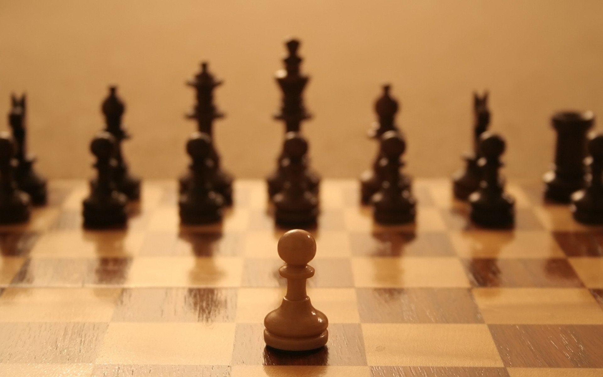 schach und eins in feld krieger