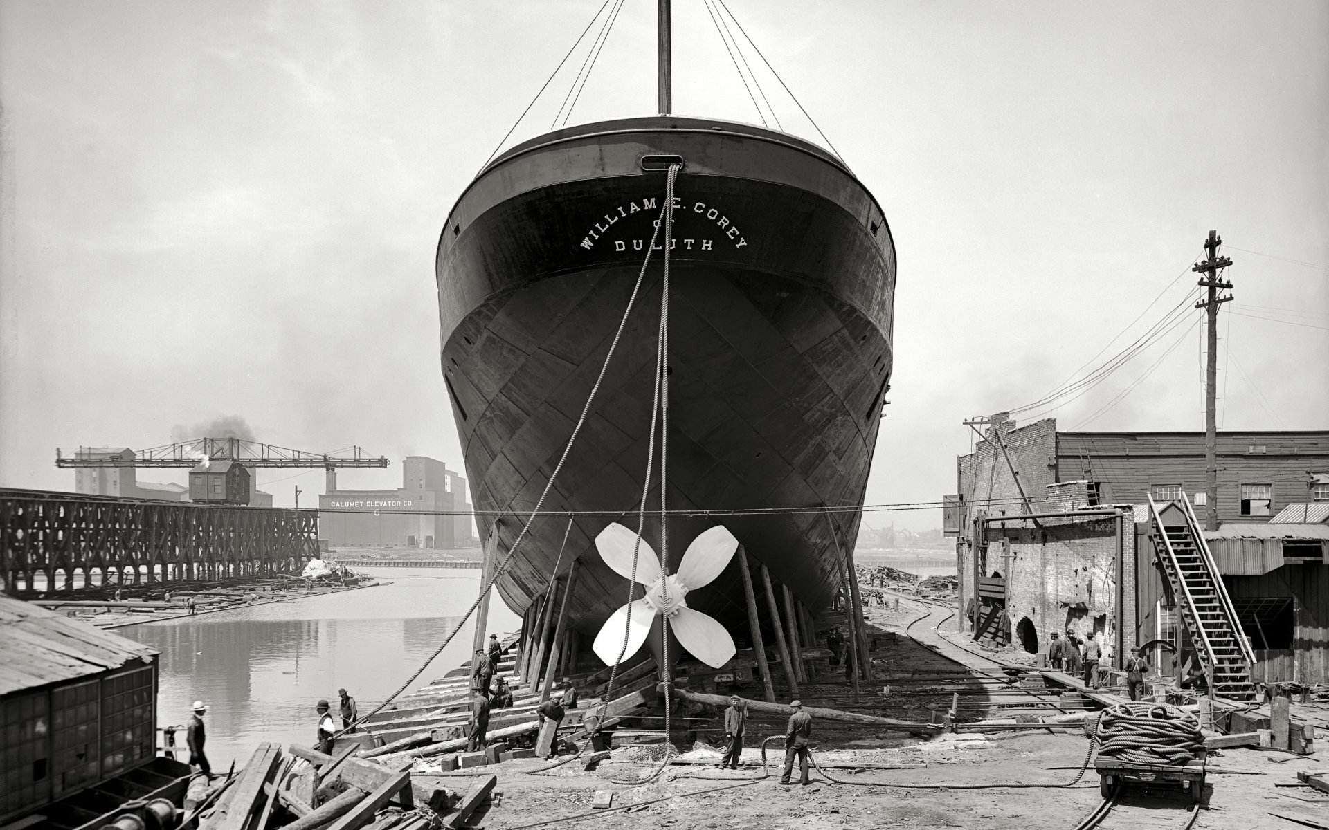 chicago illinois 1905 shipyard