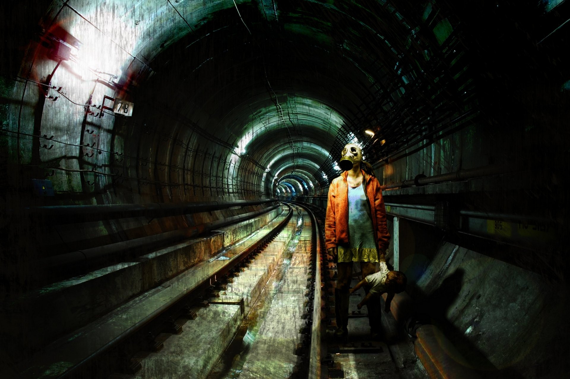 metropolitana giocattolo maschera antigas