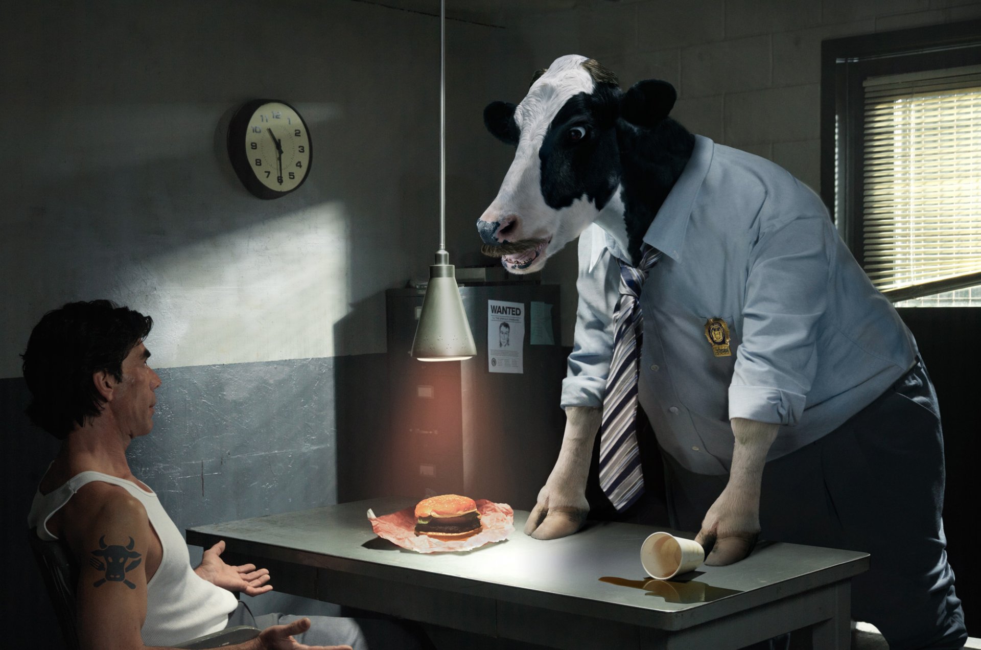 interrogation investigator cow