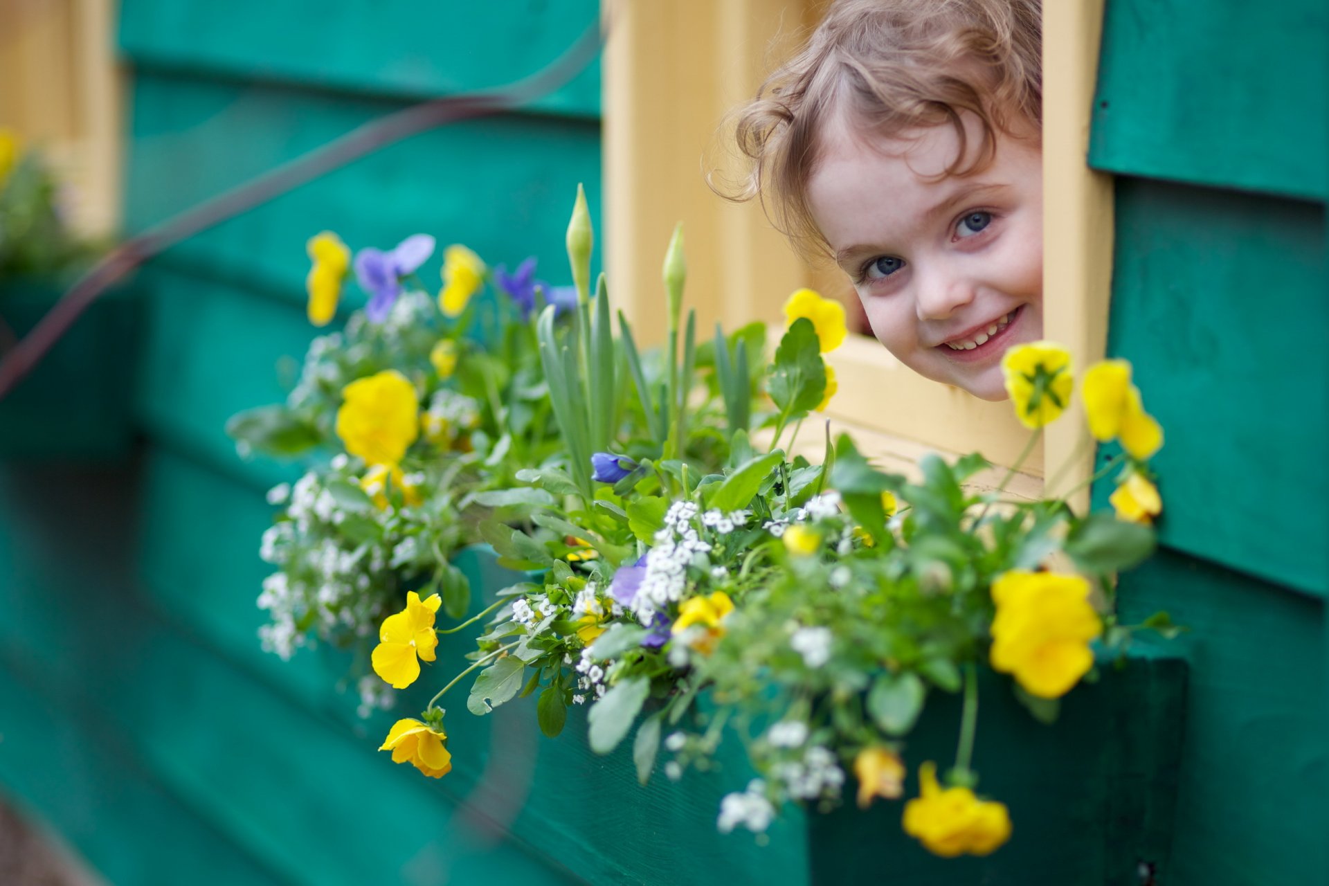 ragazza fiori umore