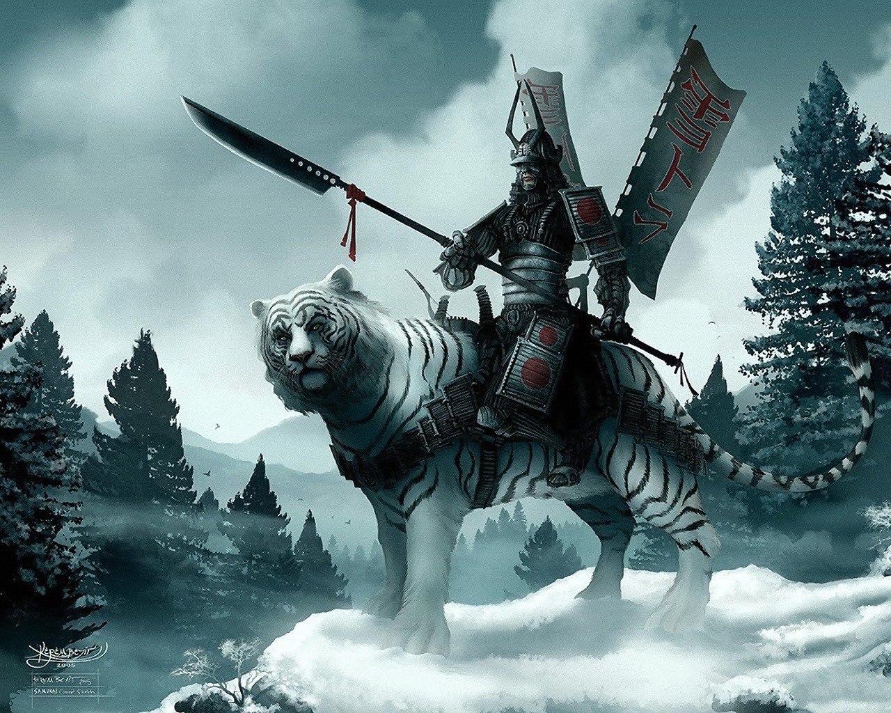 tiger warrior snow