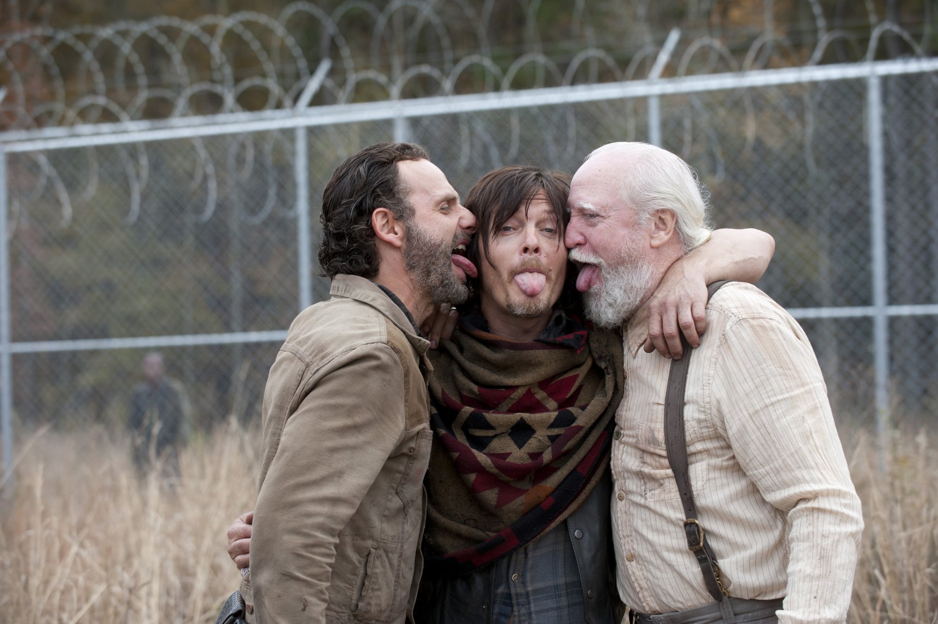 andrew lincoln norman reedus scott wilson języki nastroje the walking dead the walking dead