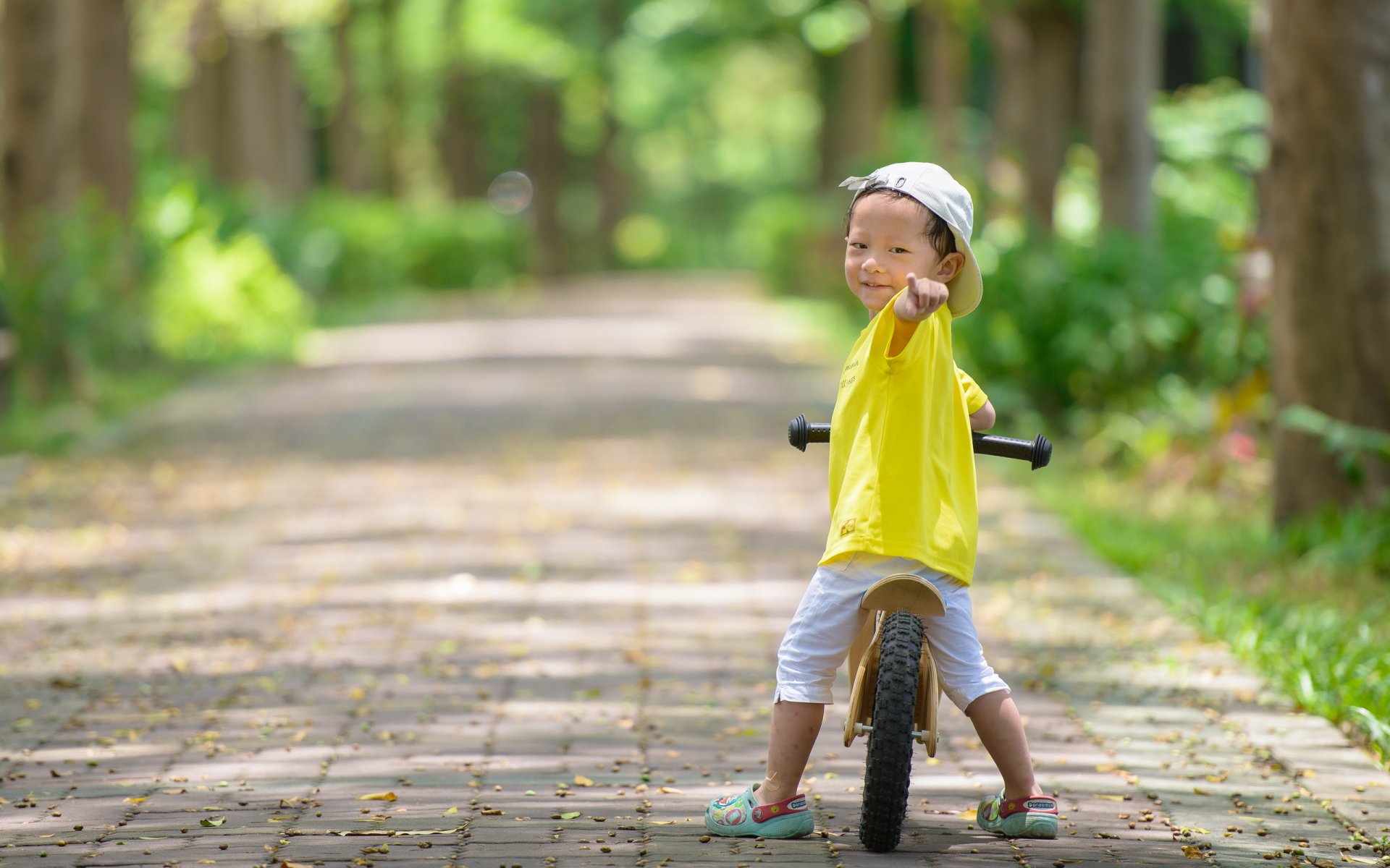 le garçon vélo humeur