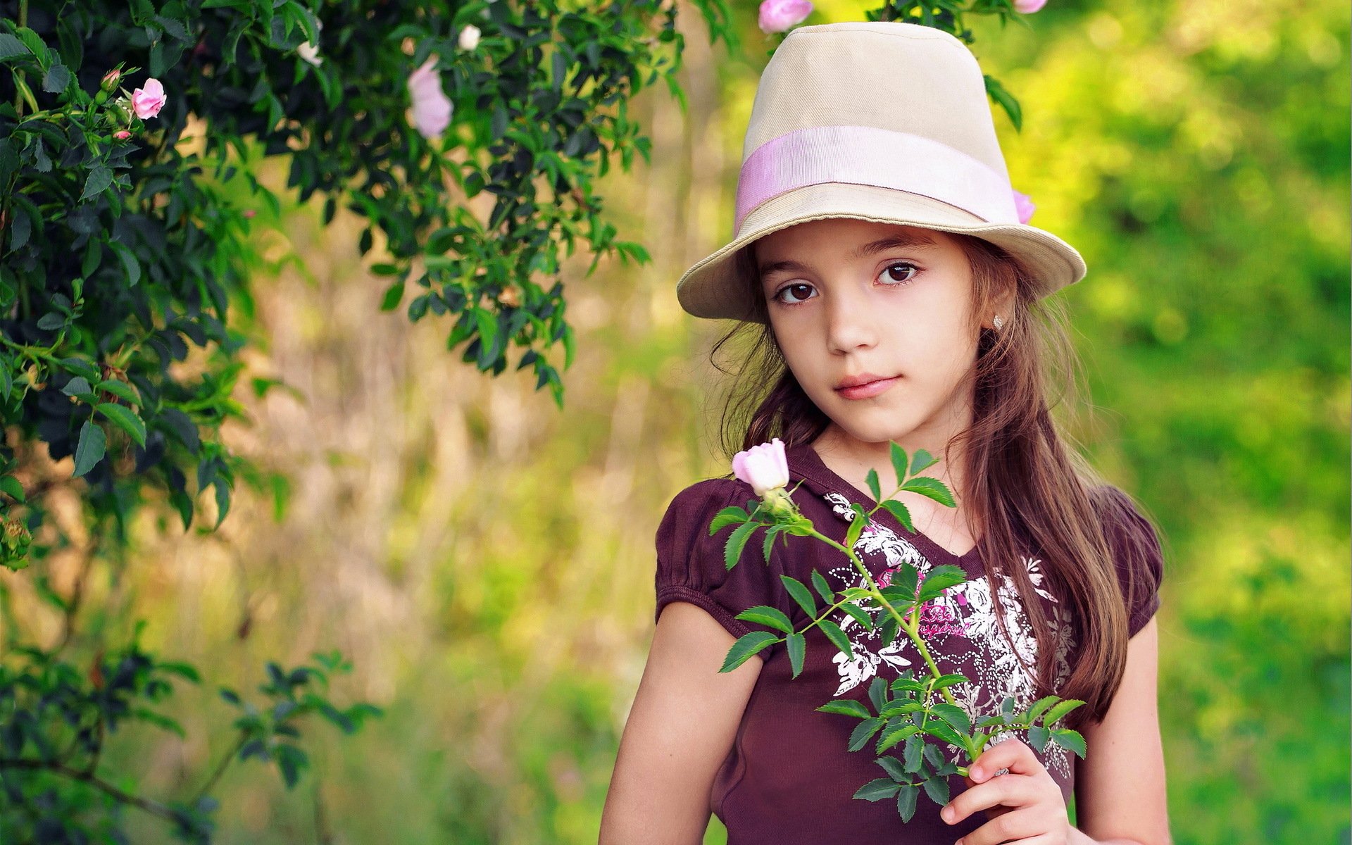 girl flower mood