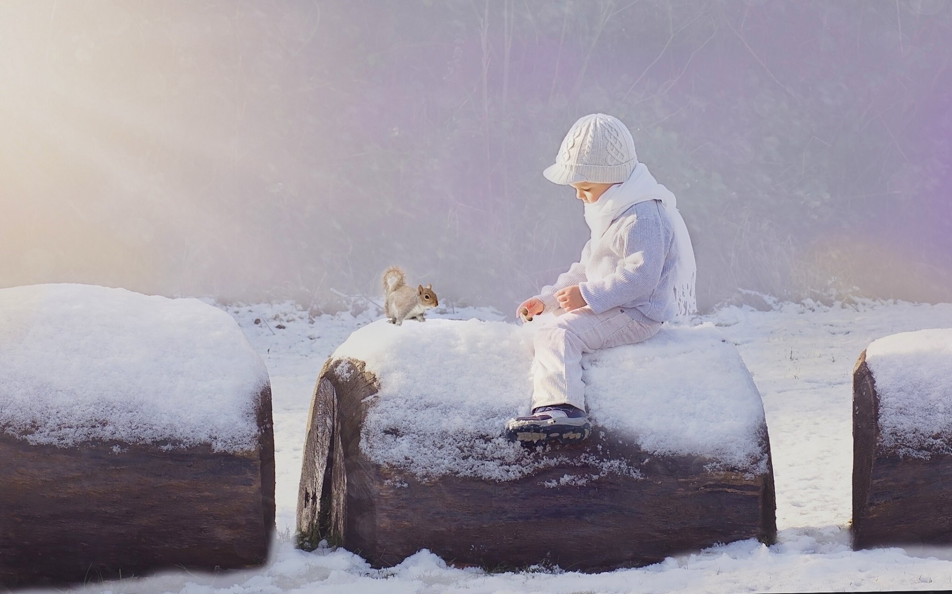 boys protein winter snow