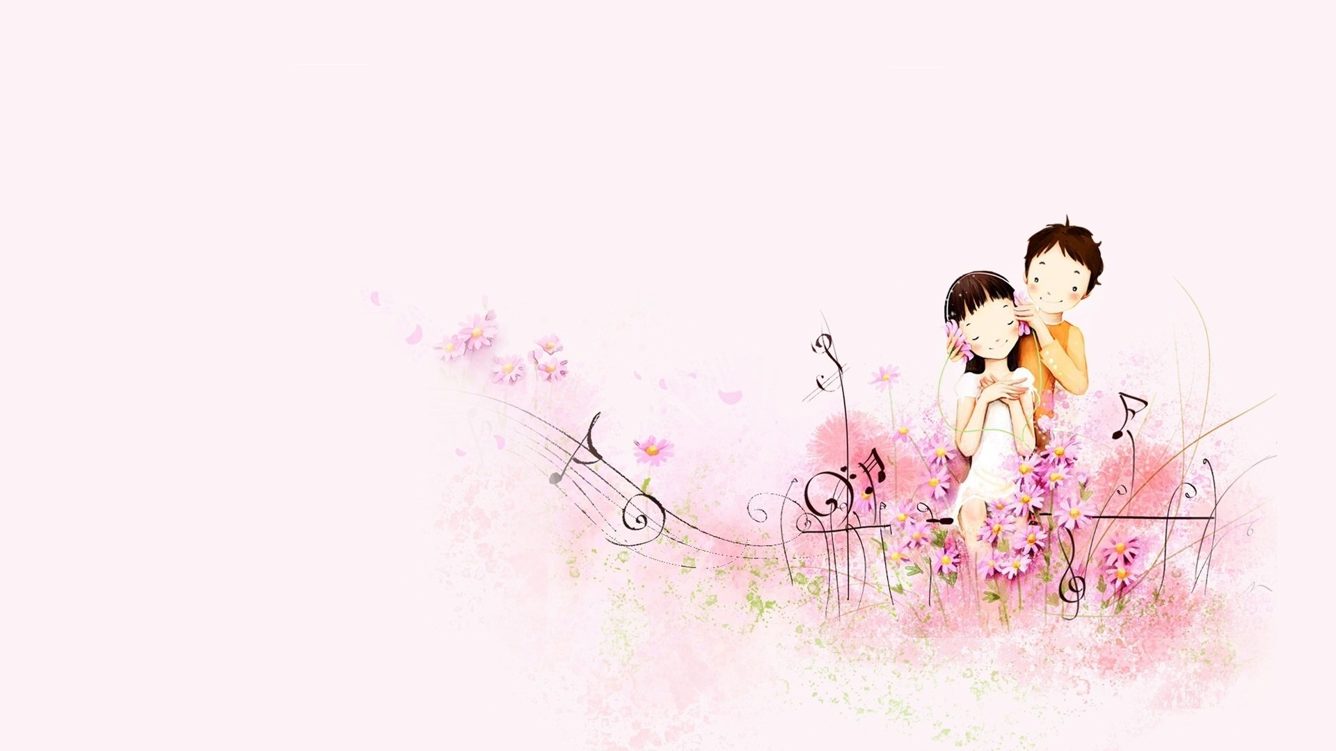art two guy girl mood friends love music note