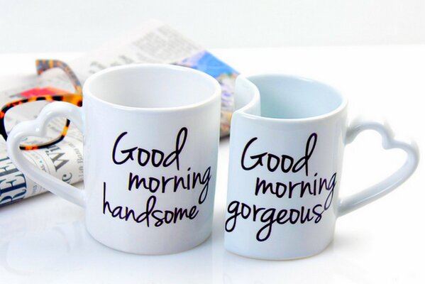 Tazas para dos enamorados