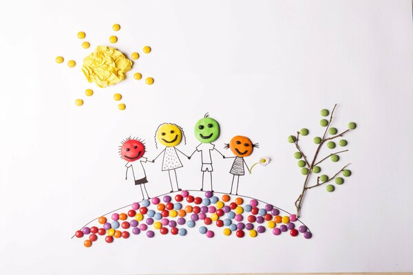 Composizione famiglia e natura