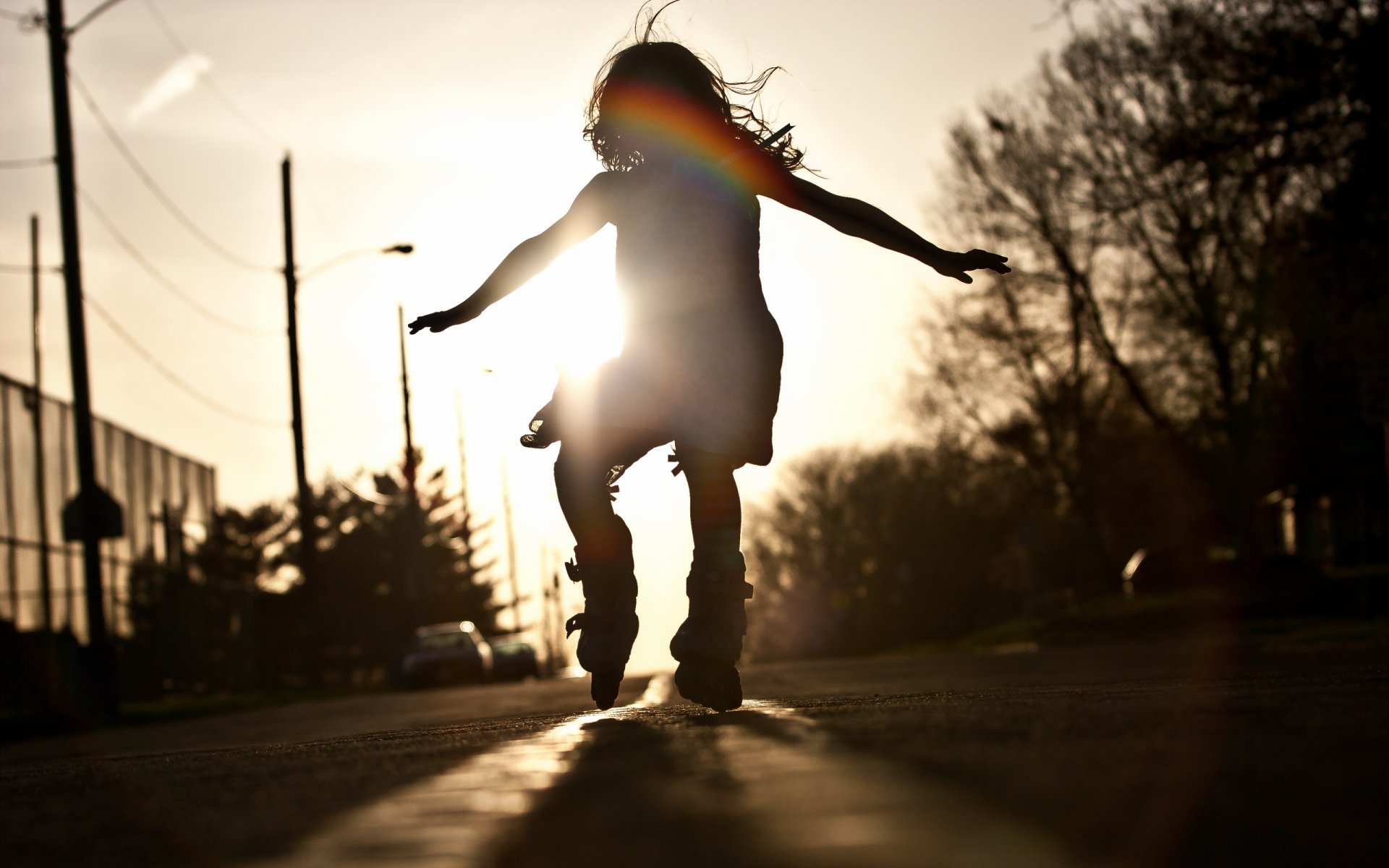 chica carretera danza estado de ánimo