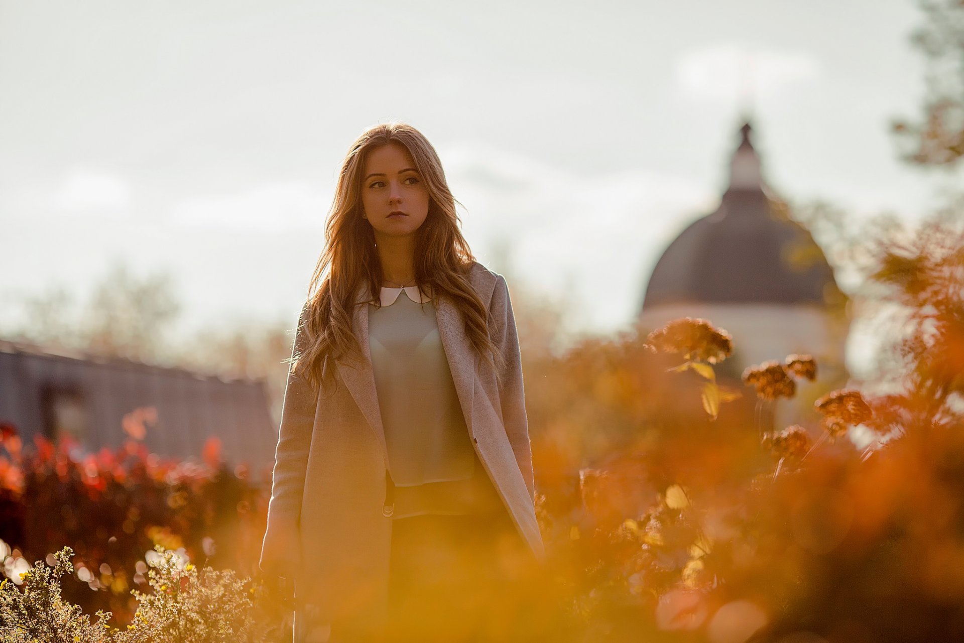 l automne la jeune fille le temple de