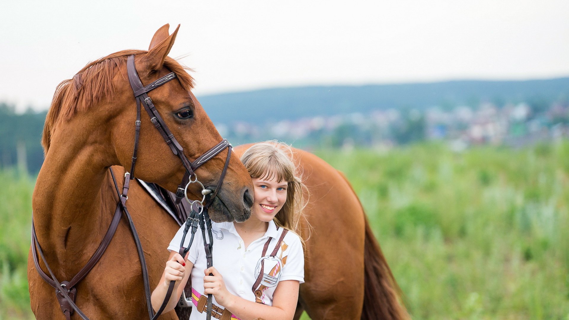 ragazza cavallo umore