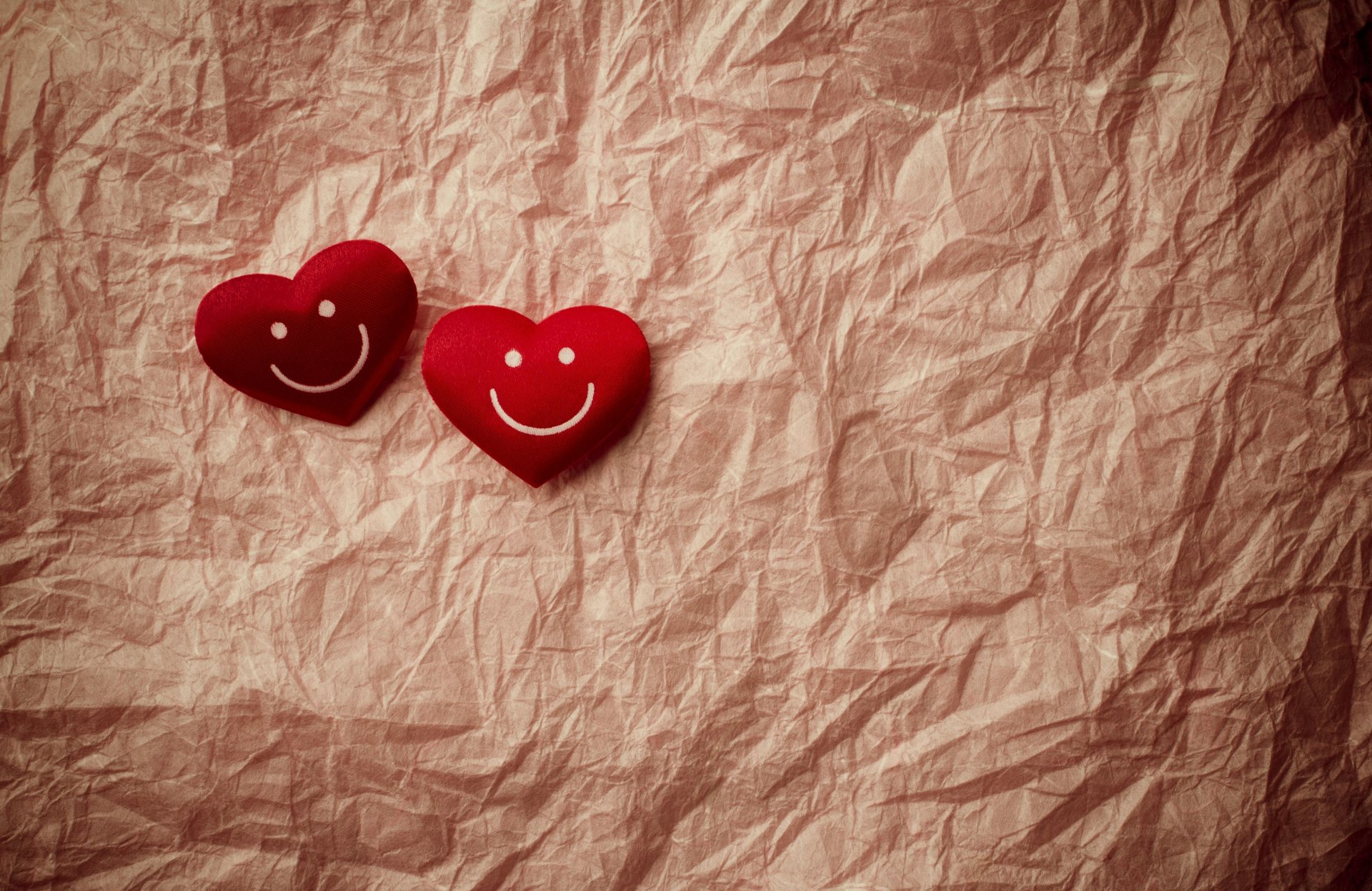 moods heart hearts smile smile background crumpled paper widescreen fullscreen wallpaper