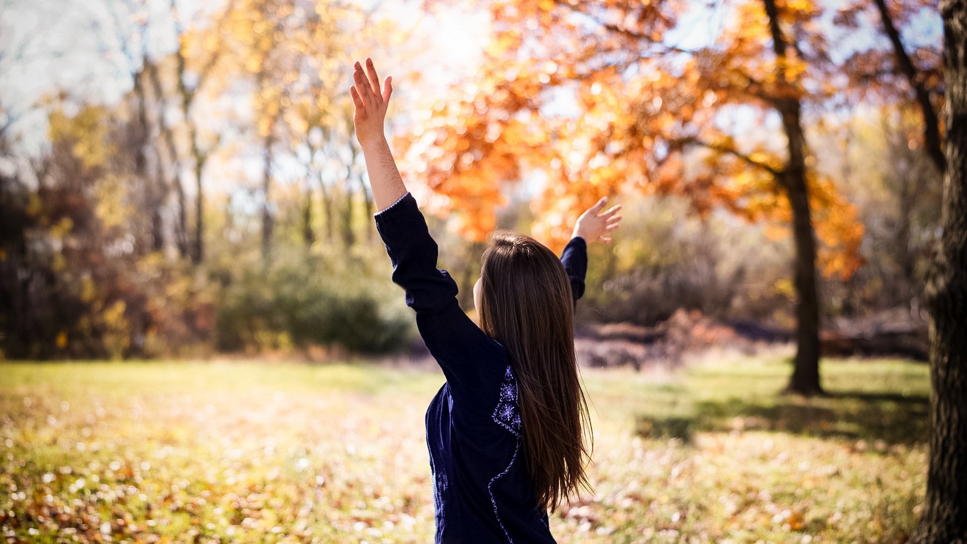 automne fille humeur