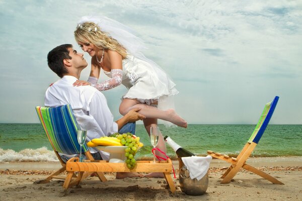Hochzeitsreise für zwei Personen am Meer
