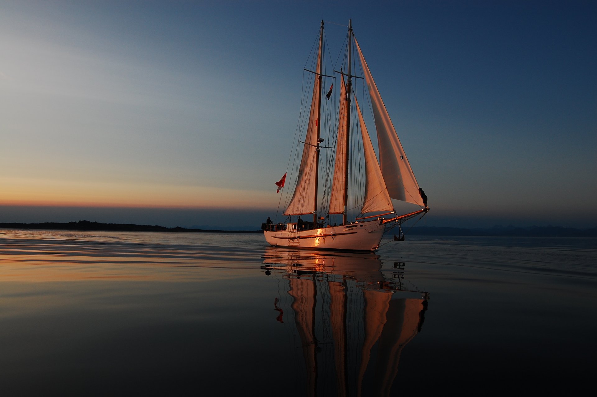 meer abend yacht sonnenuntergang segel urlaub reise