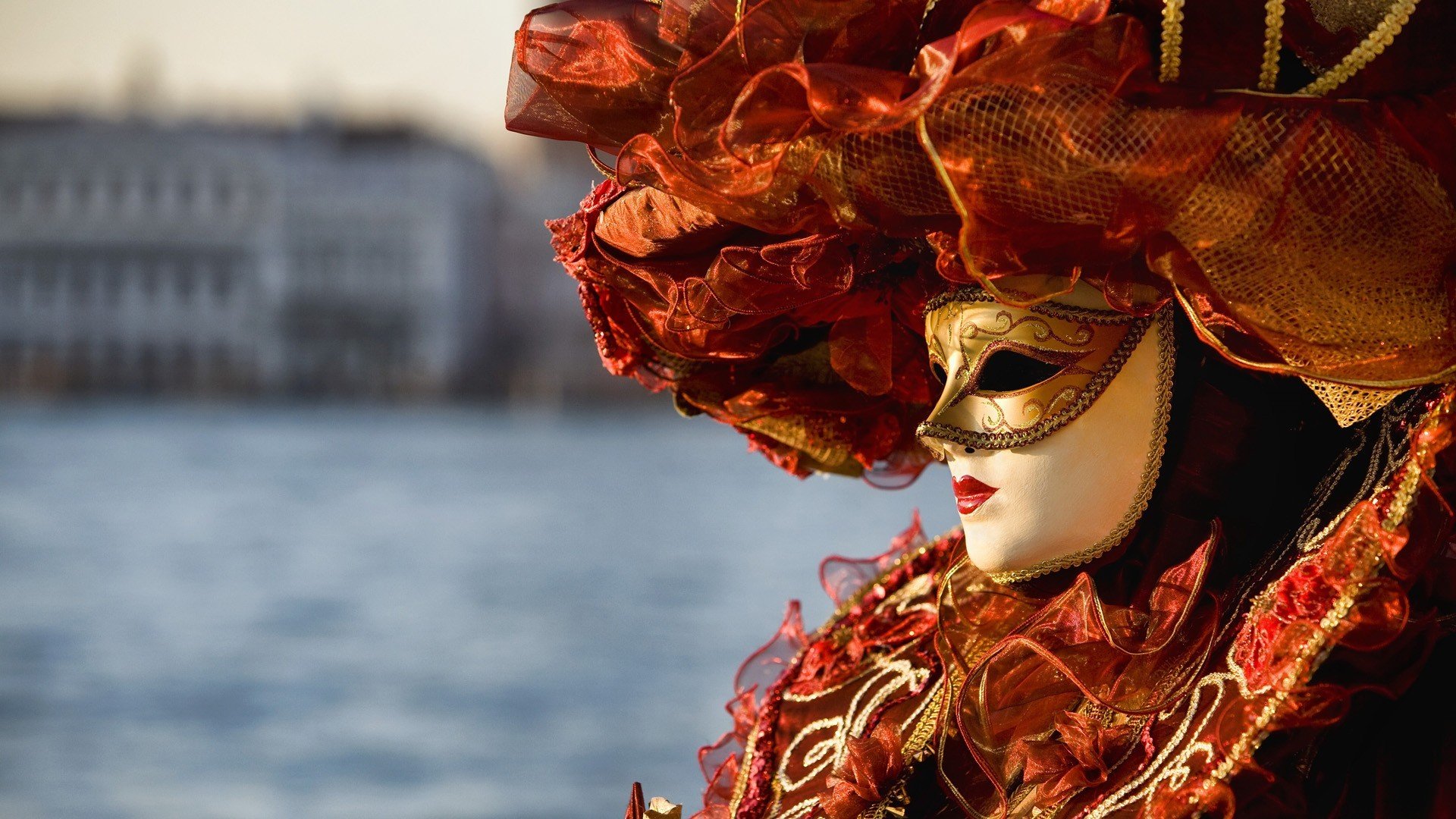 venecia carnaval máscara traje