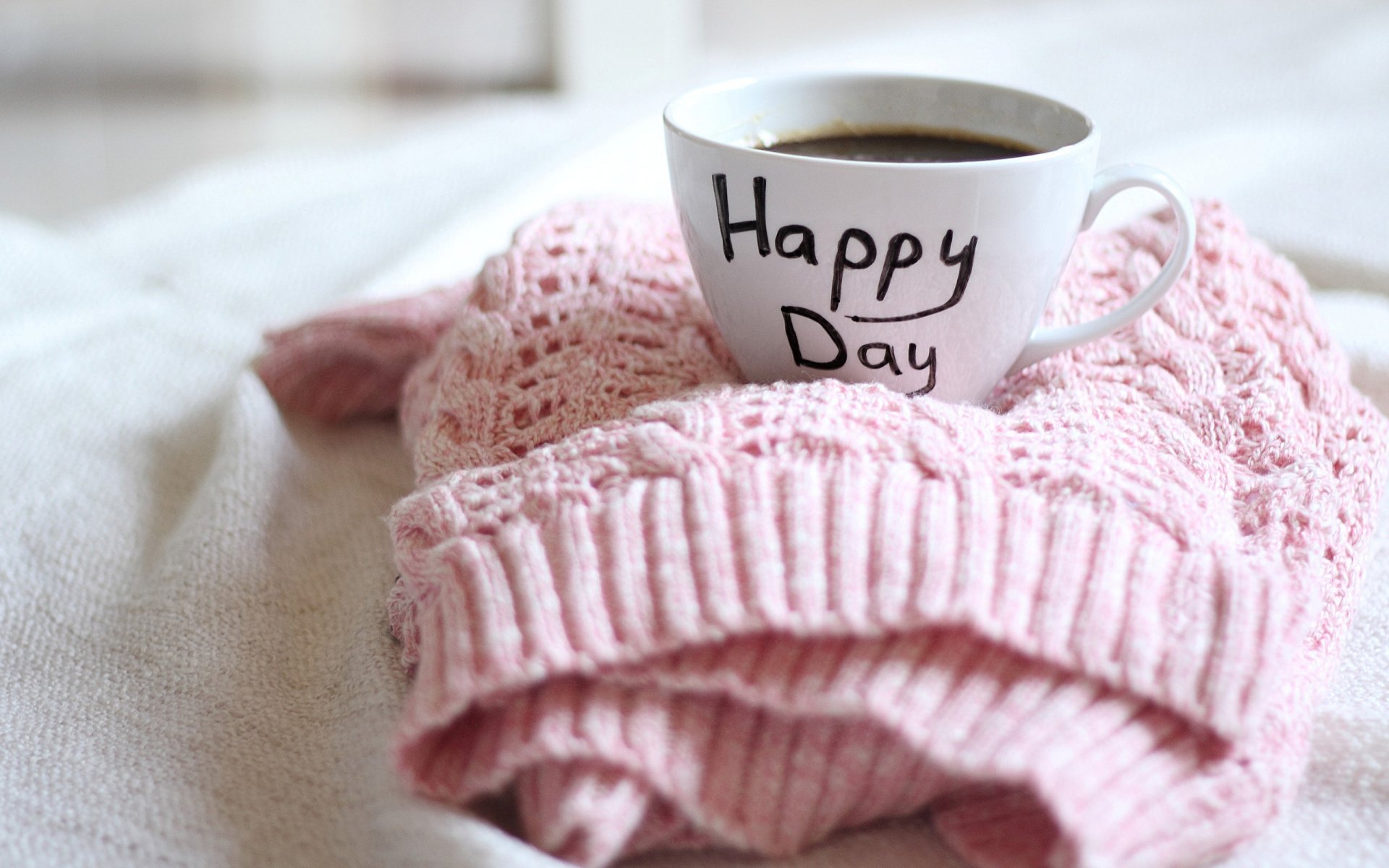 happy cup sweater