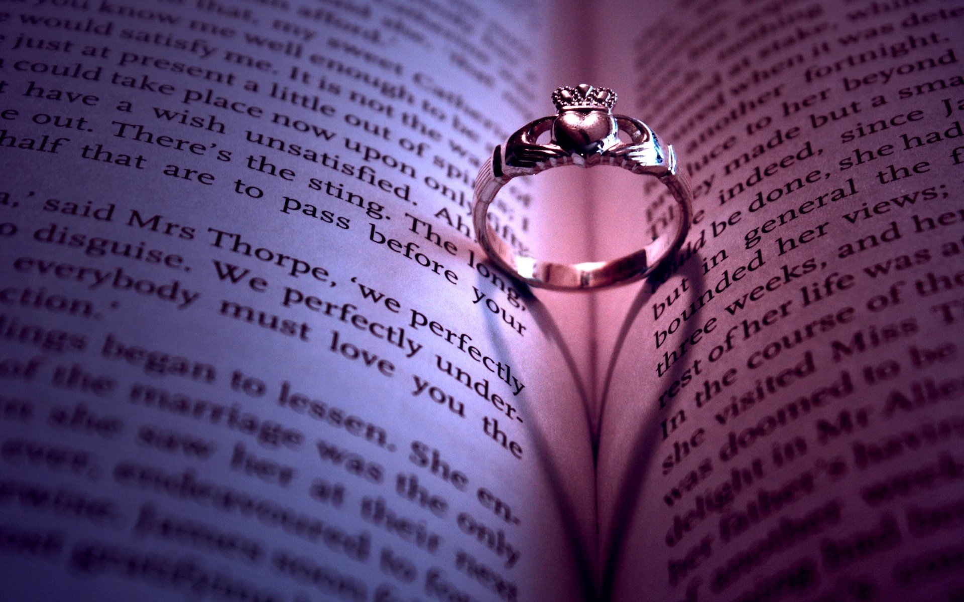 ring books inscription love paper