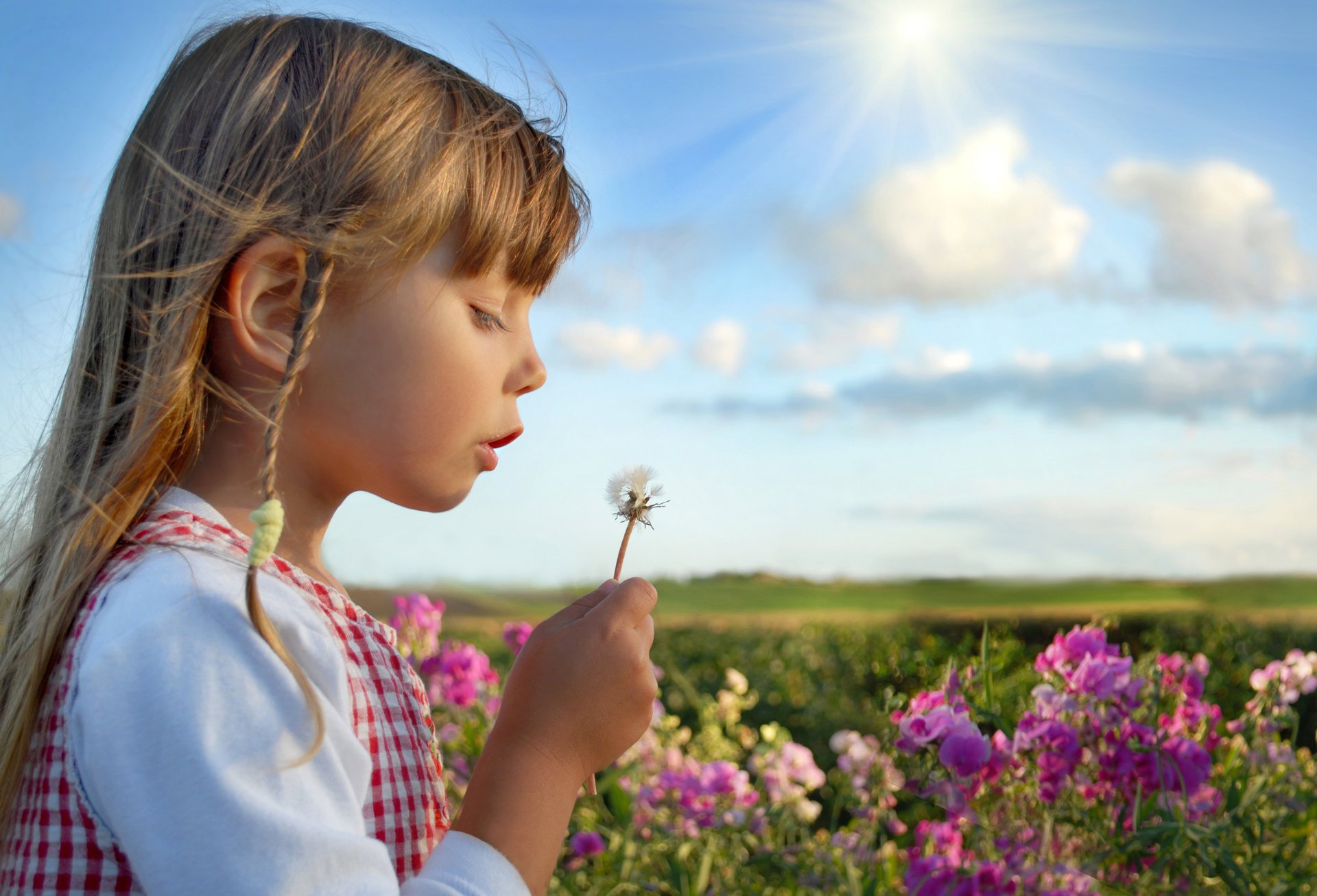 girl cute beautiful summer roses flowers happy happiness sky clouds baby childhood nature girls cute beautiful summer happy happiness children