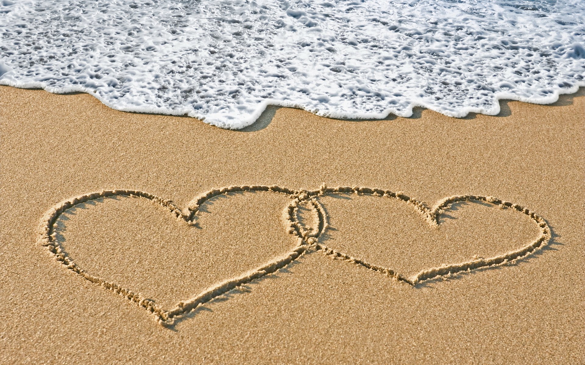 moods love hearts heart sand written sea water